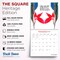 Brush Dance; Live with Intention | 2027 12 x 24 Inch (Hanging) Monthly Square Wall Calendar | Featuring the Artwork of Renee Locks | Plastic-Free; Category:Wall Calendars; Image:7